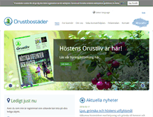 Tablet Screenshot of orustbostader.se